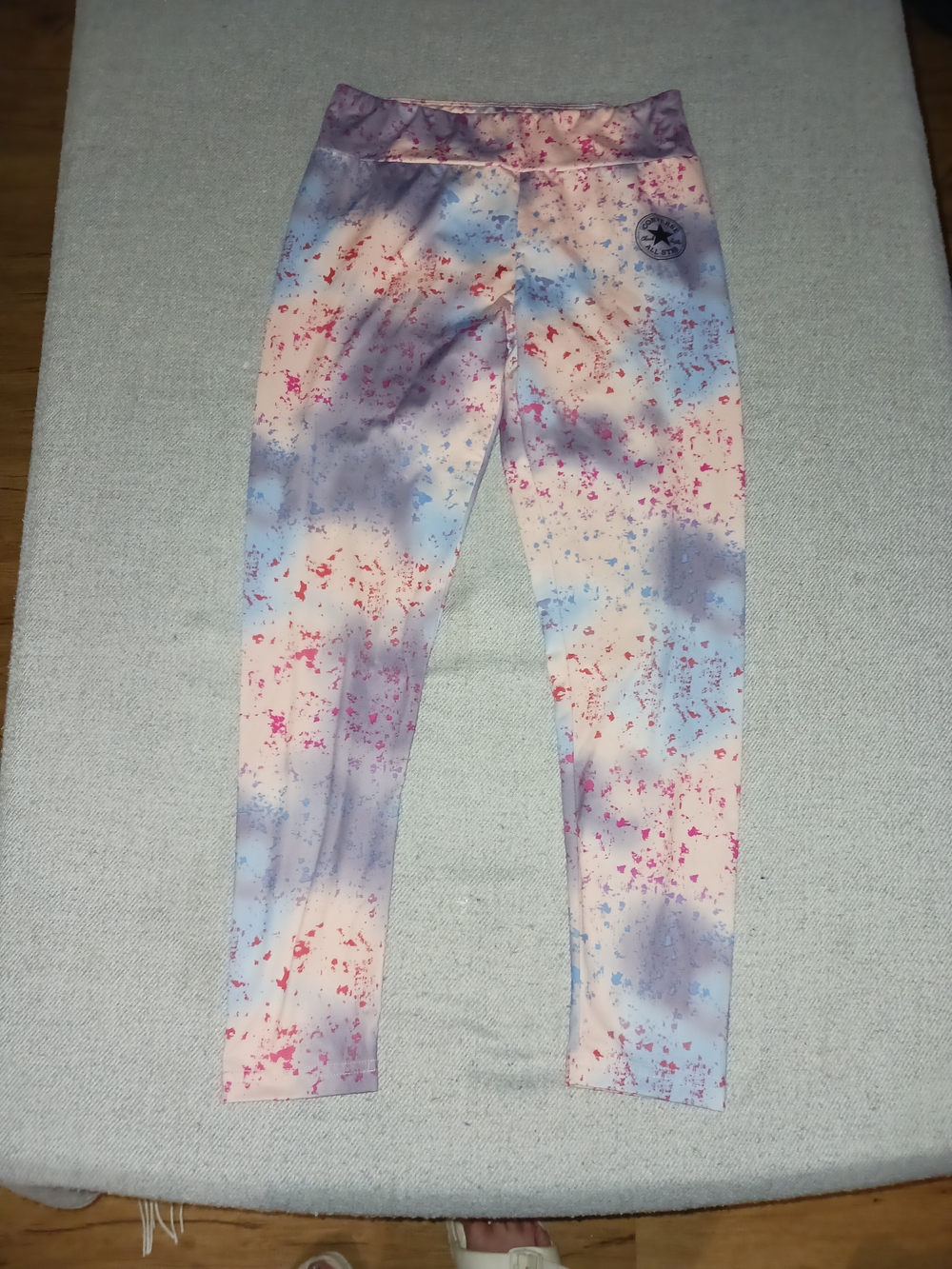 Print Leggings in Pink & Blue